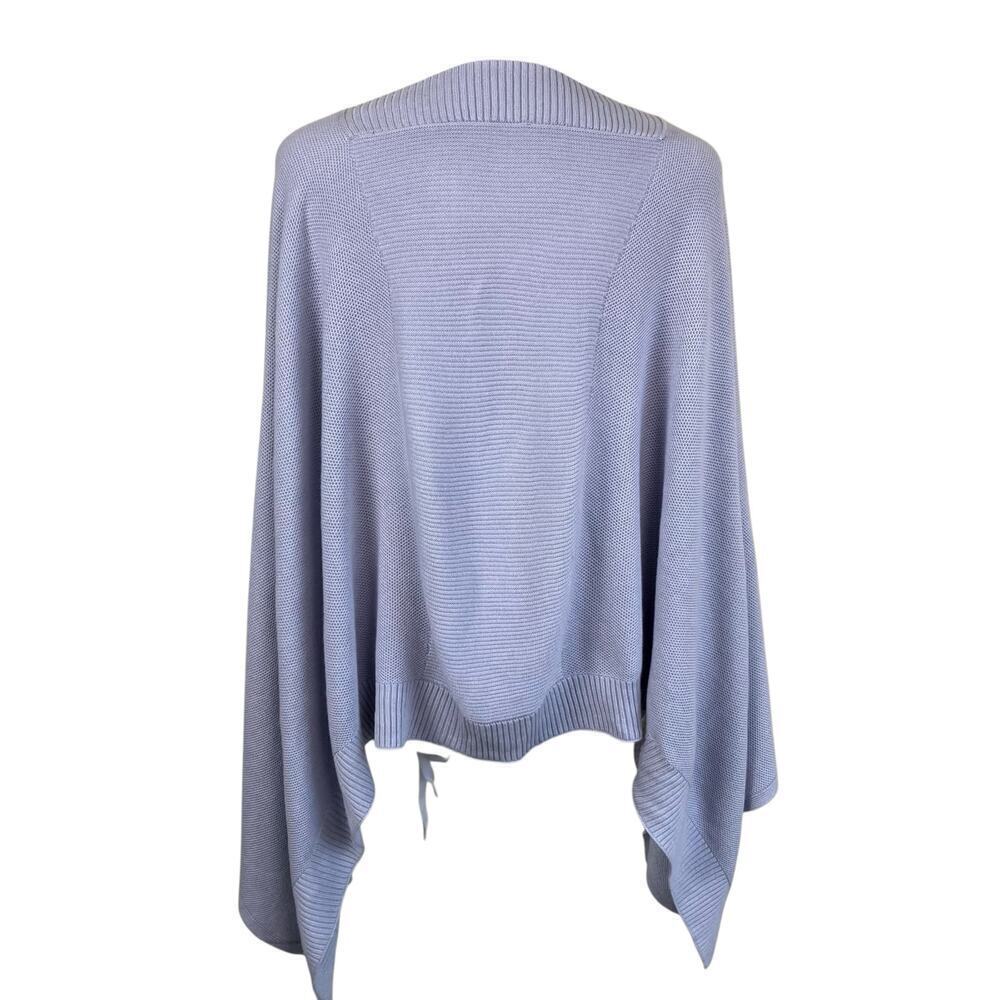 Lululemon Forward Flow Cape Poncho Scraf Silver Fox/A. White Sweater Fabric - Picture 9 of 16